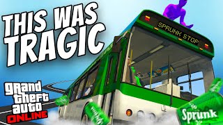 We tried to start a BUS Service in GTA 5 Online.. (They didnt like it)