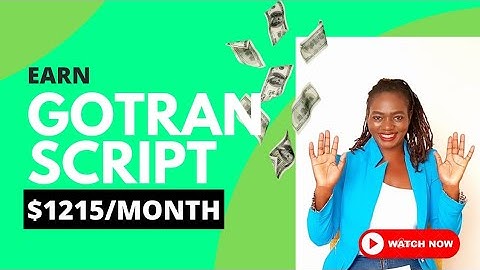 GoTranscript is Hiring | Earn Upto $1215 Per  Month with Transcription Jobs Worldwide