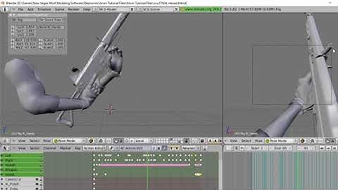 Journal #4 SVD Wrist and Gun Motion complete? Blender 2.49b