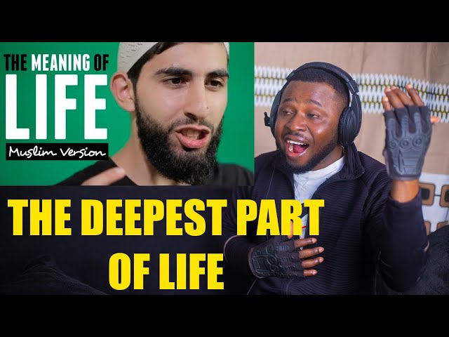 The Meaning Of Life - Muslim Spoken Word - Reaction (Beautiful Message) class=