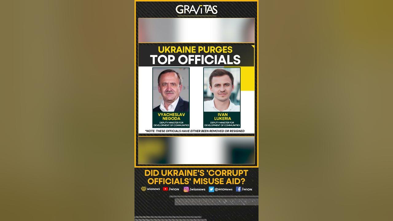 Gravitas: Did Ukraine’s ‘corrupt officials’ misuse western aid?