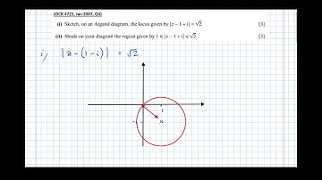 Exam Question on Loci of Complex Numbers on the Argand Diagram (Circles) [Yr1 Further (Pure Core)]