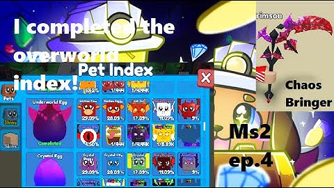 I completed the whole overworld index! 500M blocks mined! Chaos Bringer! | Ms2 ep.4