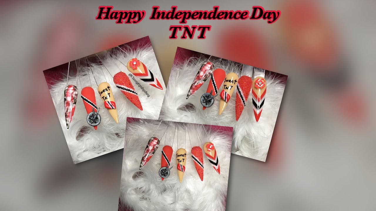 Independence Day Nails/Trinidad and Tobago 🇹🇹 YouTube