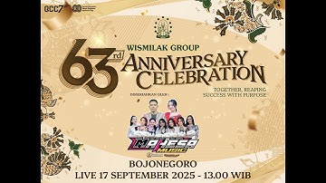 🔴LIVE! | Wismilak 63rd Anniversary Celebration  di Factory Bojonegoro, 17 September 2025