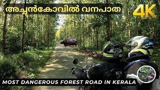 കേരളത്തിലെ ഏറ്റവും അപകടകരവും ഭംഗിയുള്ളതുമായ വനപാത !!! Konni Achankovil Forest Road 4K