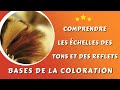 Échelles des tons et reflets - Bases de la coloration