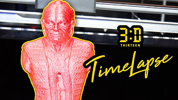 3D Printer Timelapse - Star Wars Emperor Palpatine 4K (Qidi Tech X-Max)