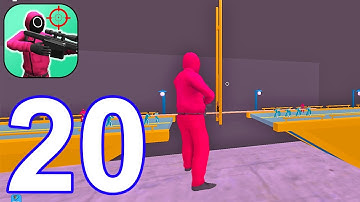 K-Sniper Challenge 3D - Gameplay Walkthrough Part 20 Glass Bridge Tug Of War Red Green (Android,iOS)