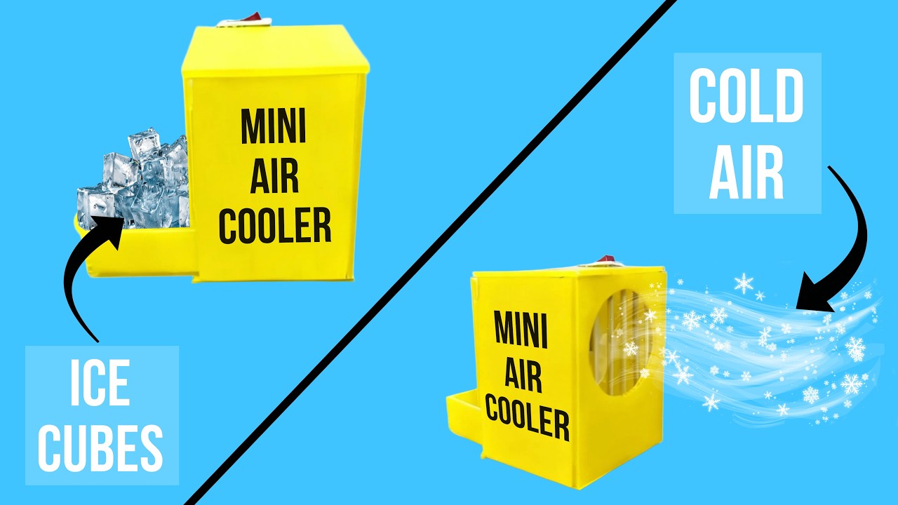 DIY Mini Air Cooler In 5 Minutes | Easy STEM Project