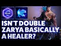 Hanzo Dragonstrike - ISN&#39;T DOUBLE ZARYA BASICALLY A HEALER? - ARAM INDUSTRIAL DISTRICT