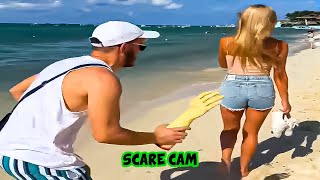 BEST SCARE CAM Priceless Reactions 2024😈#24 | Funny Videos TikTok🤣🤣 | CoCo Scare Cam |