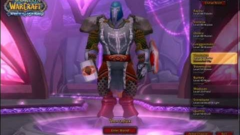 WoW All my characters