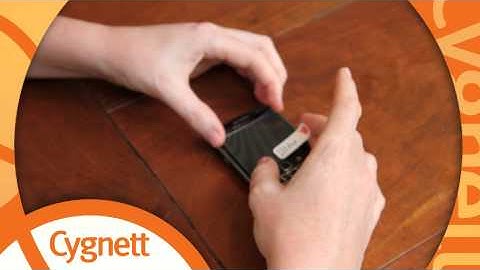 Installing your Cygnett BlackBerry screen protector