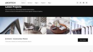 Archtech - A Responsive Architecture WordPress Theme