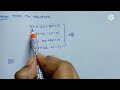 14. Example problem of Solution for System of Linear Equations || linear algebra.