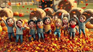 Pumpkin Patch Party 🎃🍁 | Fall K-Pop Song for Kids | Dance, Pick, and Play!