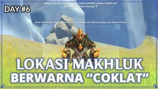 [DAY 6] Lokasi Makhluk yang memiliki Warna Coklat - Event Lima Warna Keberuntungan | Genshin Impact screenshot 3