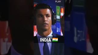 Ronaldo Vs Sunil Chhetri 😍 Ronaldo Coming To India 🇮🇳 For Match 💙 #shorts #short #youtubeshorts screenshot 4