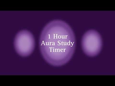 1 Hour Purple Heart Aura Study Timer Immerse Yourself In Undisturbed Concentration
