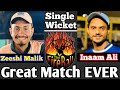 Zeeshi malik vs inaam alisinglewicket finaltapeball bestmatch cricketlover cricket