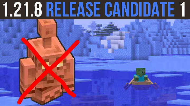 Where Is The Golem? | Minecraft 1.21.8 Release Candidate 1