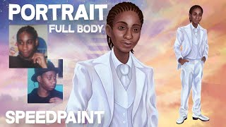  Memorial Portrait Speedpaint On Adobe Fresco