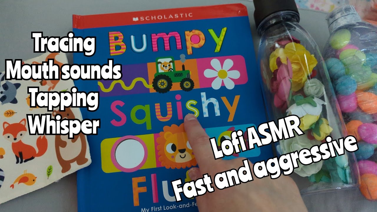 lofi ASMR (TRACING, TAPPING, MOUTH SOUNDS, WHISPER, FAST AGGRESSIVE ASMR)