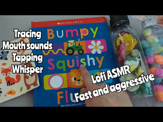 lofi ASMR (TRACING, TAPPING, MOUTH SOUNDS, WHISPER, FAST AGGRESSIVE ASMR)