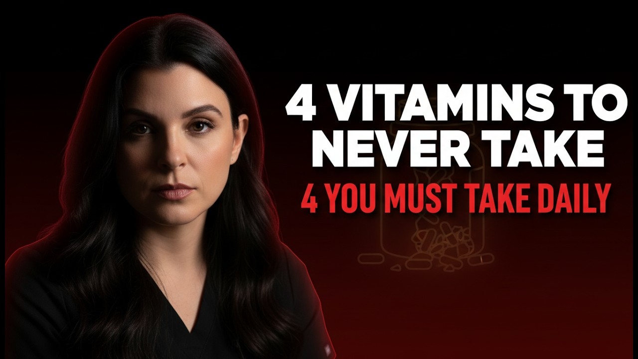 Doctor Warns 4 Vitamins You Should NEVER Take — and 4 You MUST Take Daily