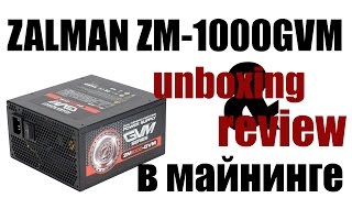 Zalman ZM1000 GVM для майнинга