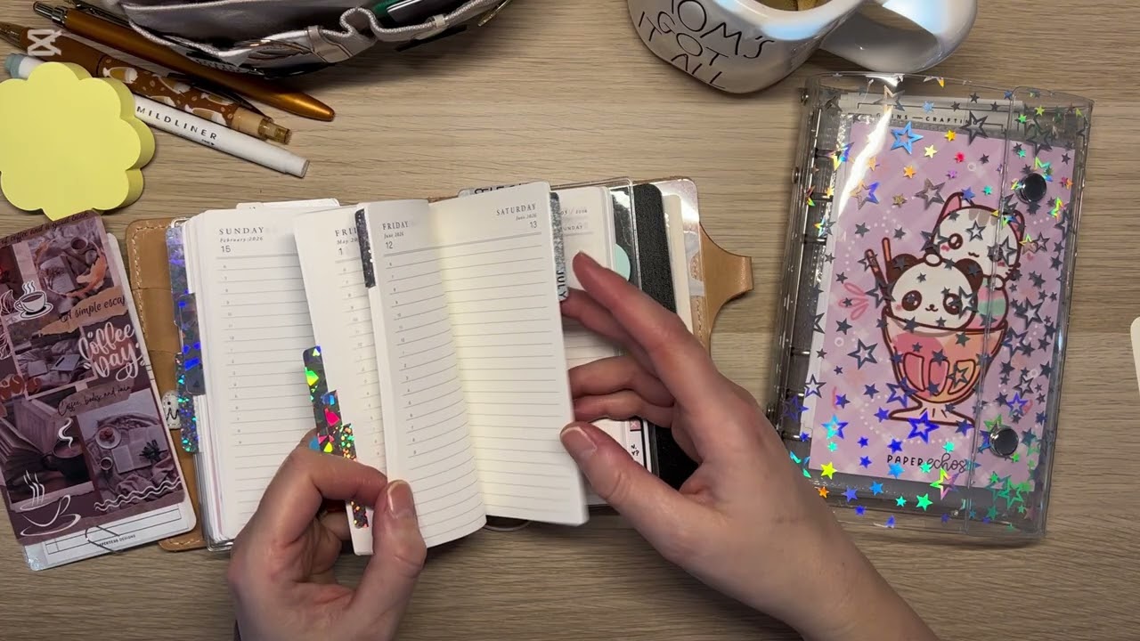 Papertess designs pocket daily planner - Chicsparrow pocket+ TN cover