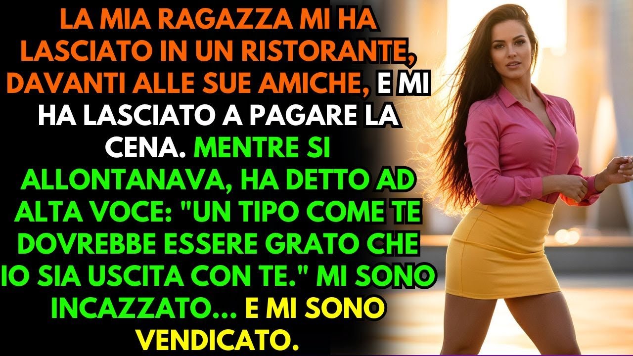 💔MI HA USATO PER PAGARE IL CONTO AL RISTORANTE E MI HA LASCIATO UMILIANDOMI PUBBLICAMENTE.