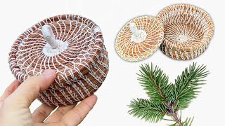 Making a Basket with Pine Needles! Zero Cost Super Project! by Marifetli İşler 4,422 views 2 months ago 19 minutes