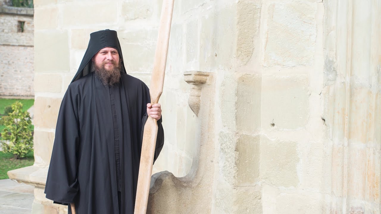 Înmormântarea ierodiaconului Gheorghe Gherghină (m-rea Putna)