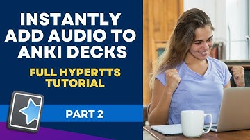Add Audio Automatically to Anki Flashcards - Full HyperTTS Tutorial for Beginners