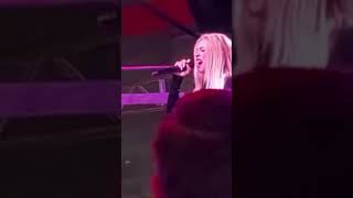 Ava Max showing amazing vocals