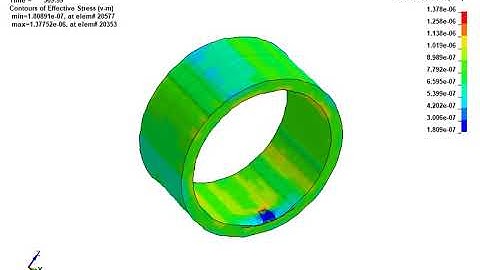 LS-DYNA Examples - Atherosclerosis
