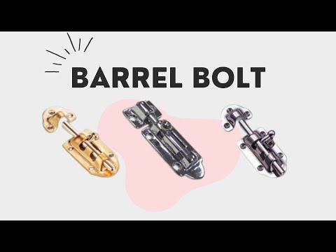 BARREL BOLT // Boat BARREL BOLT // Marine Hardware BARREL