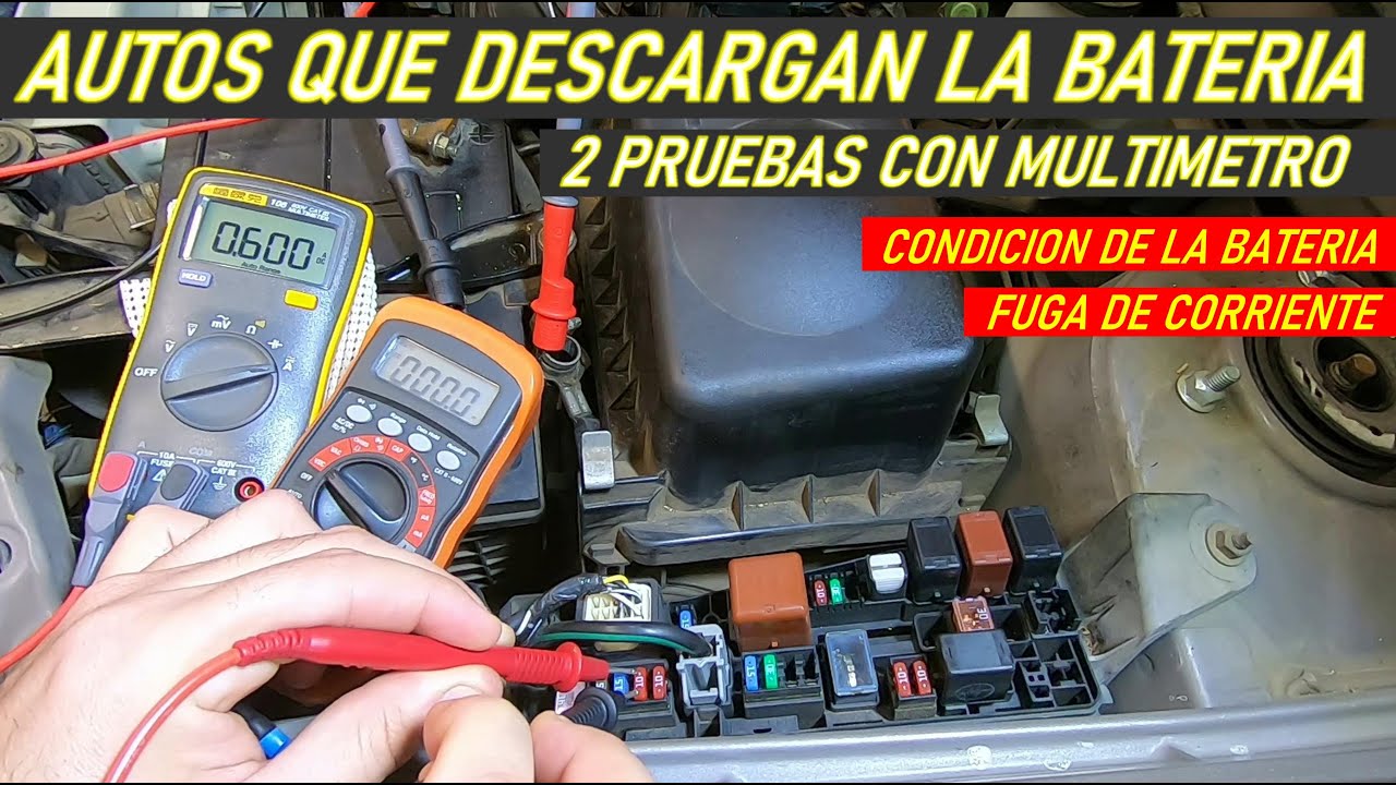 Por que se descarga la bateria del coche