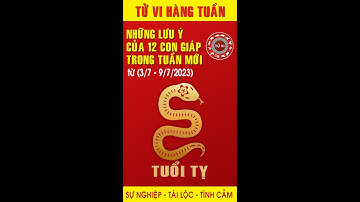 Tuổi Tỵ : Những lưu ý trong tuần mới (3/7 - 9/7/2023)