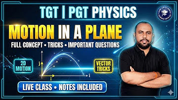 TGT PGT PHYSICS  2025-2026 Science MOTION IN A PLANE FULL CONCEPT || Lt Grade   By-HARI SIR