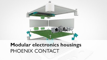 Modular electronics housings of the UCS series from PHOENIX CONTACT