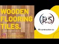 WOODEN TILES FLOORING. NEW PETTAN.