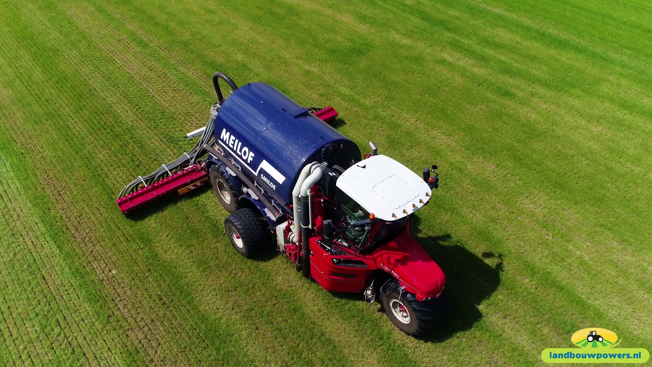 Zode bemesten na de eerste snee met de Vervaet Hydro Trike XL van Meilof Smilde