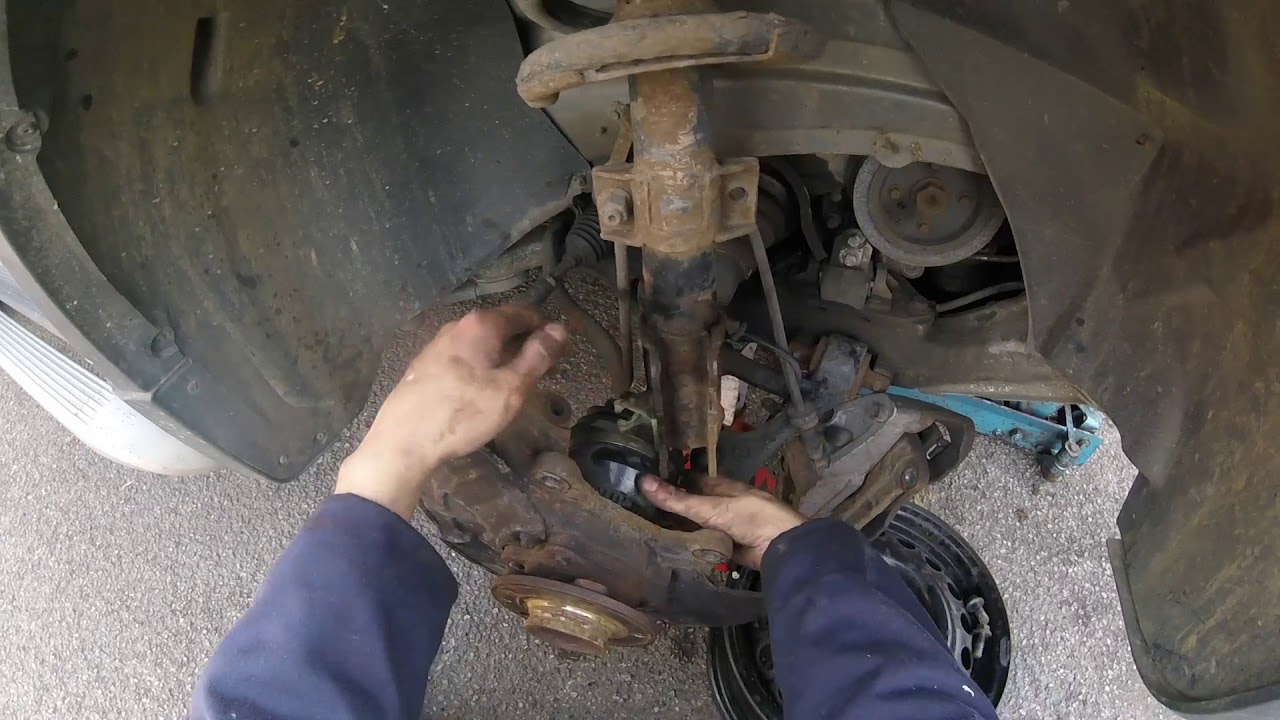 Volvo XC90 Wheel Bearing How to remove and change YouTube