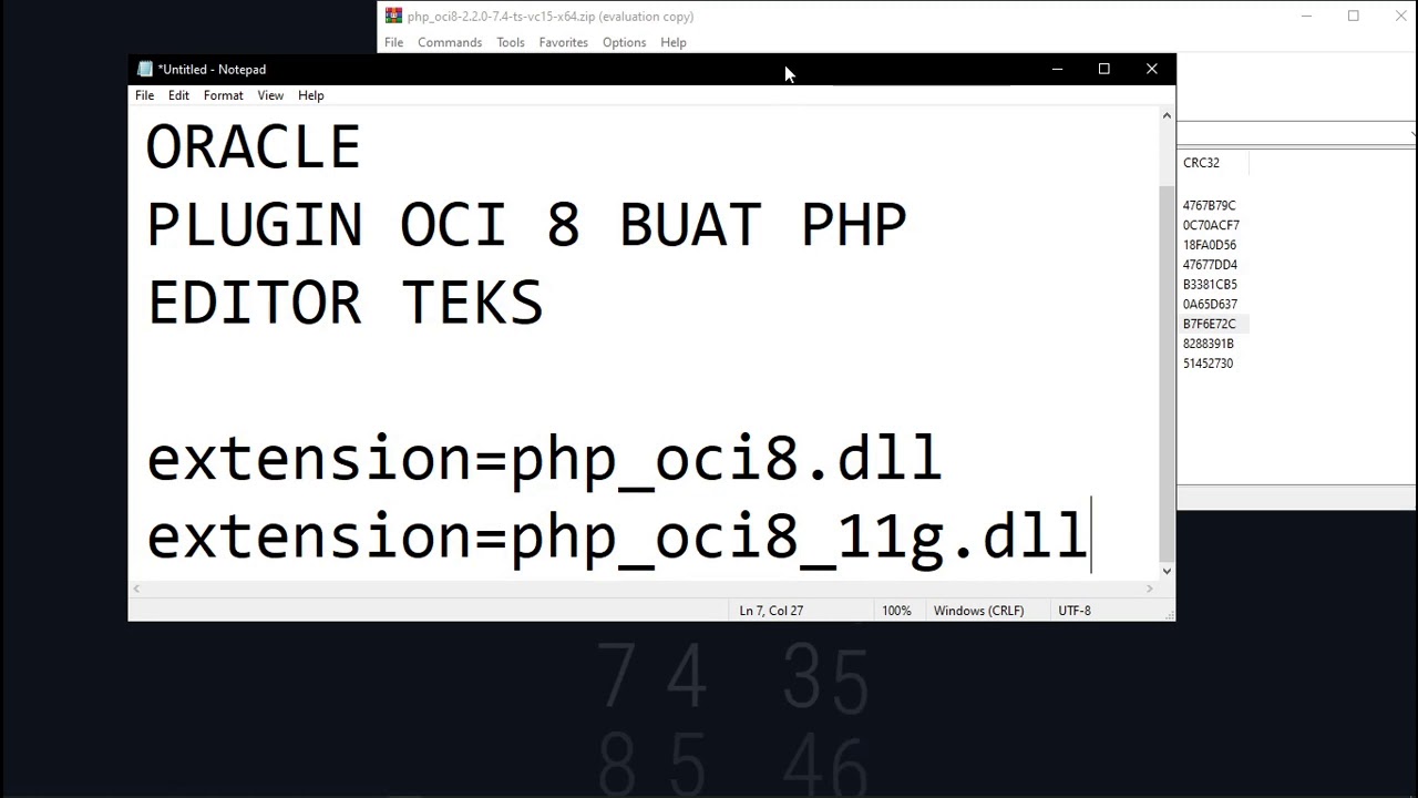 Modul 5 - Tutorial Connect Oracle PHP - YouTube