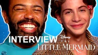 Daveed Diggs & Jacob Tremblay THE LITTLE MERMAID Interview // Disney