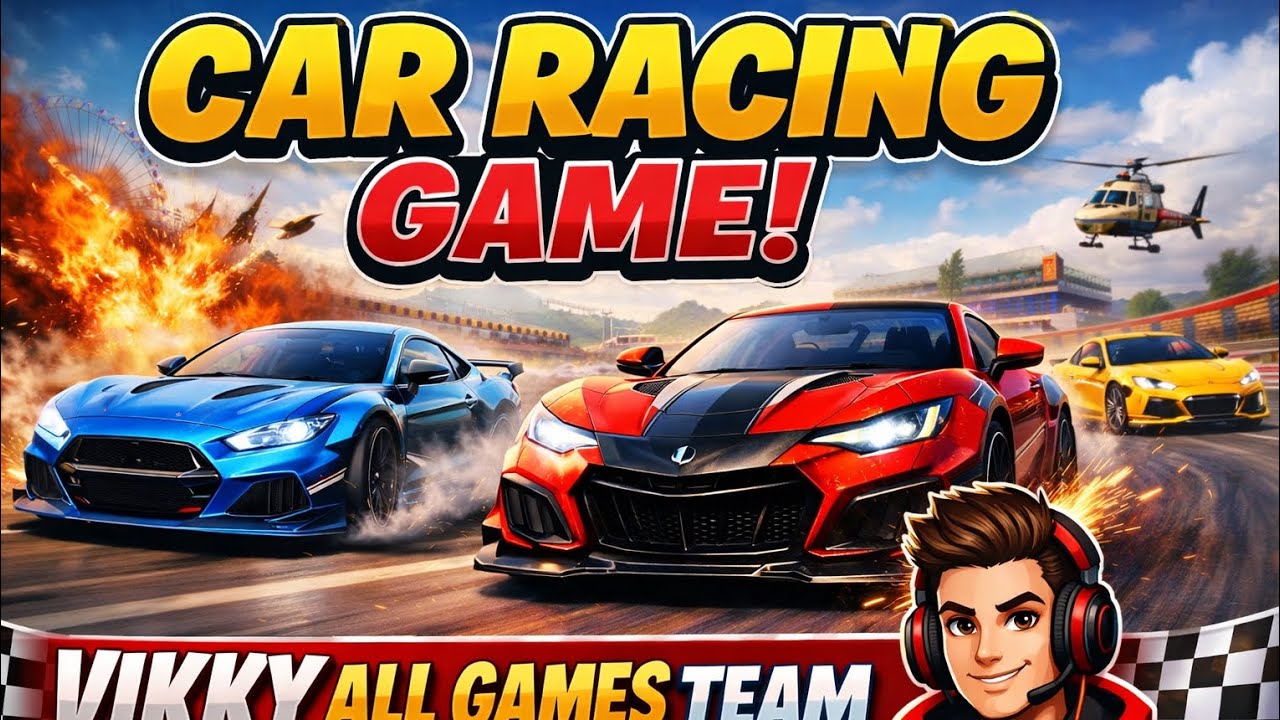 Vicky Racing Game 🔥 Car Racing Game Full Speed Gameplay 🚗💨 | Vikky All Games Team - YouTube