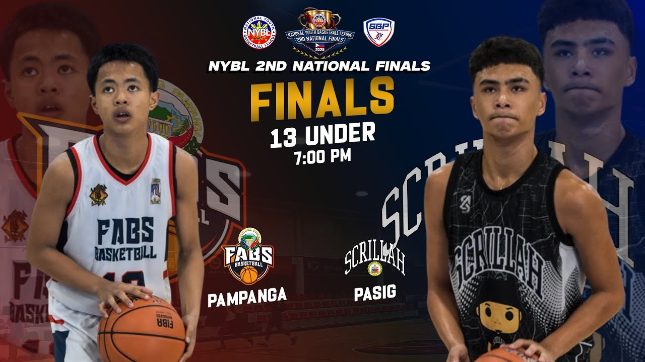 NYBL 2nd National Finals (13 Under Division)! PASIG SCRILLAH vs PAMPANGA FABS